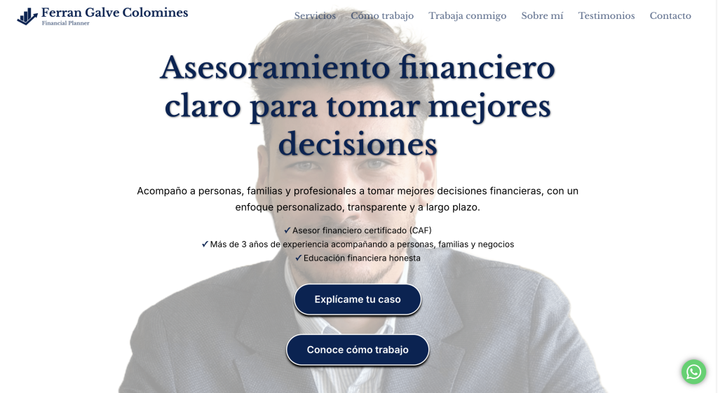 home de la web
