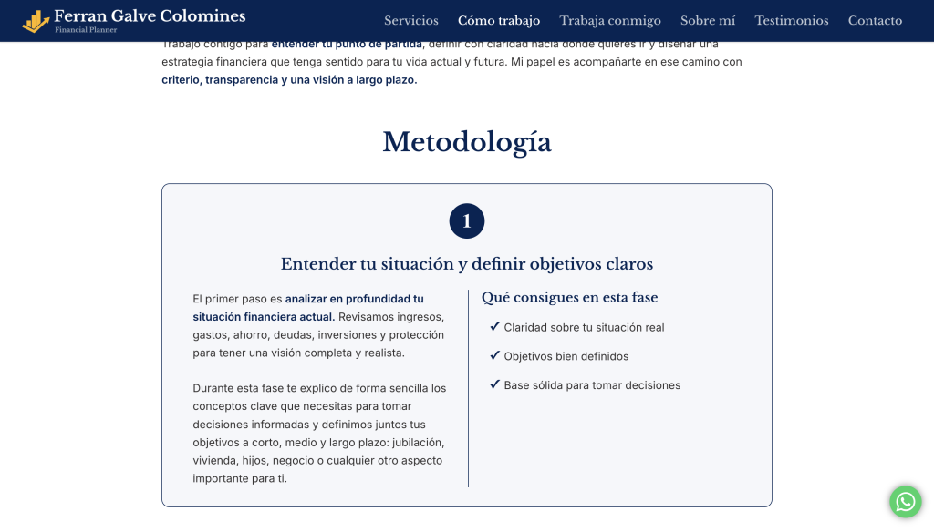 Explicación del método de trabajo